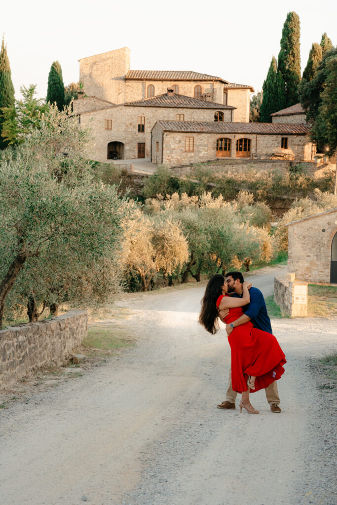 Engagement Secret Proposal in Tuscany at Castello La Leccia