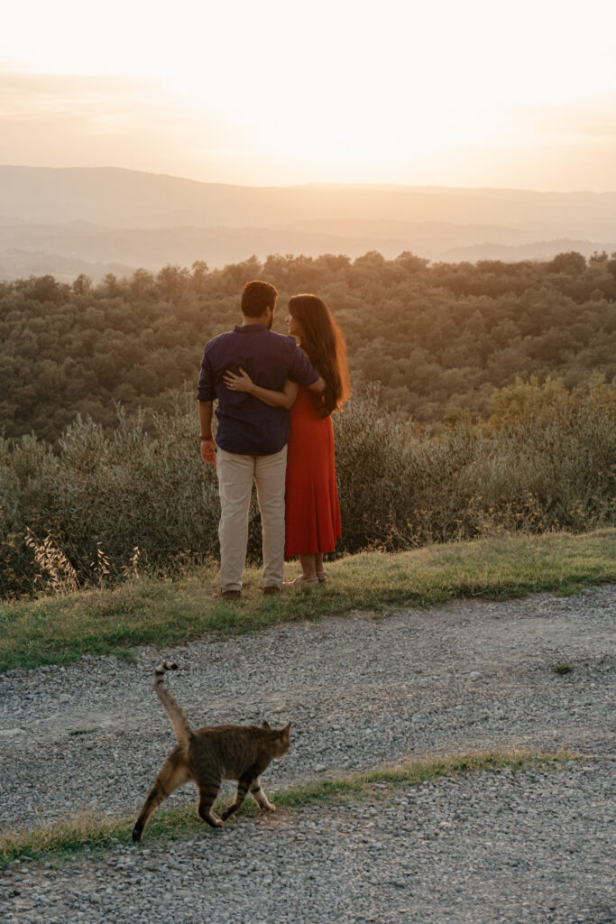 Engagement Secret Proposal in Tuscany at Castello La Leccia