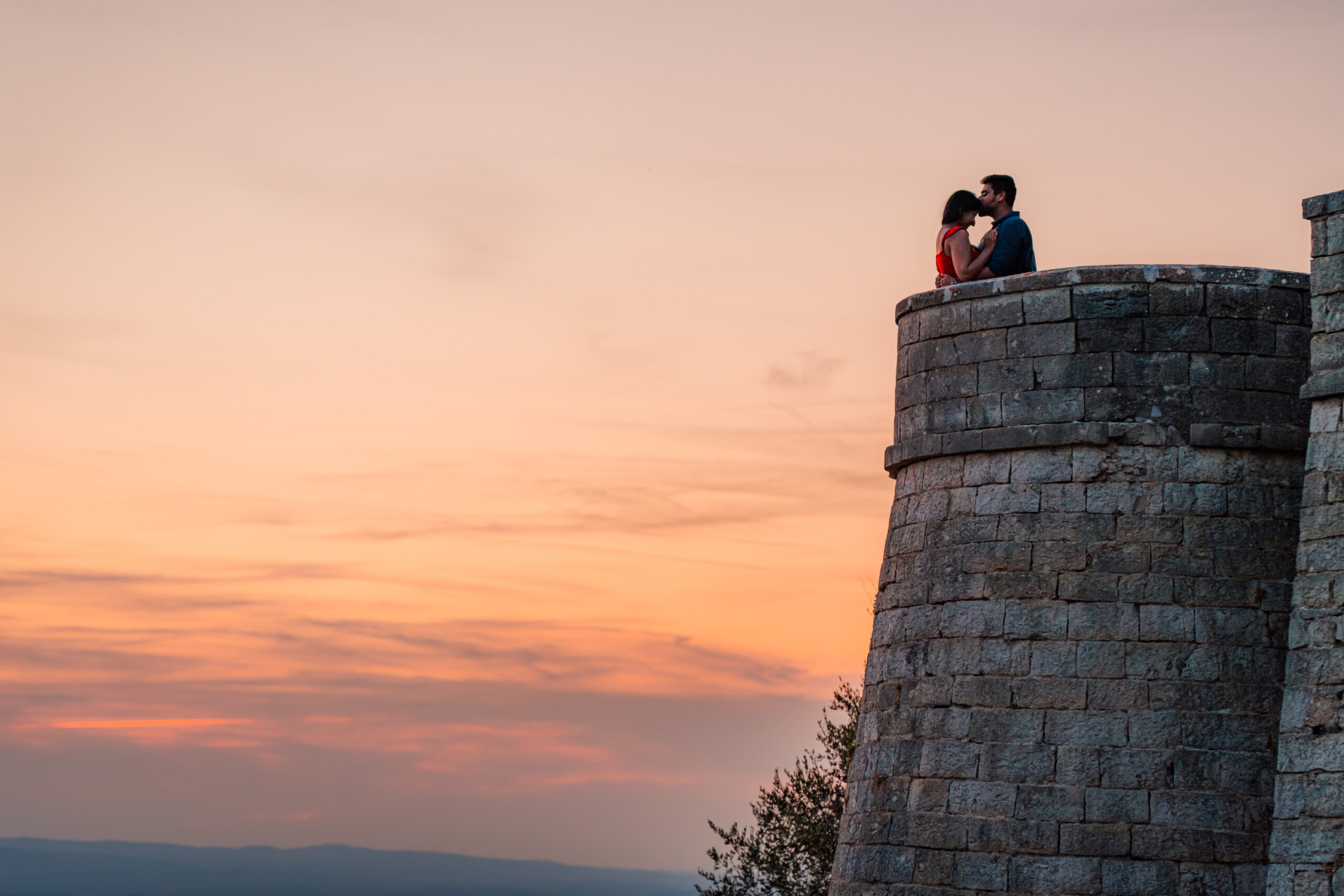 Engagement Secret Proposal in Tuscany at Castello La Leccia